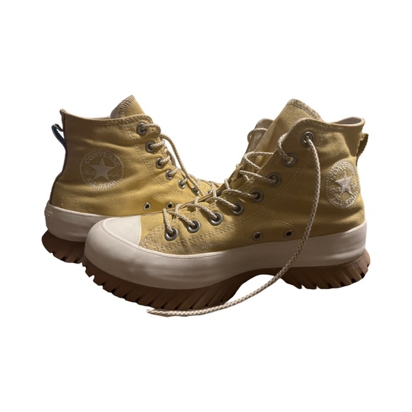 Converse High Tops Mustard in Color - Picture 4 of 12